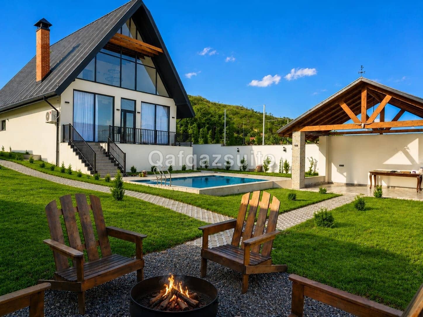 Quba Riverside A-Frame Villa