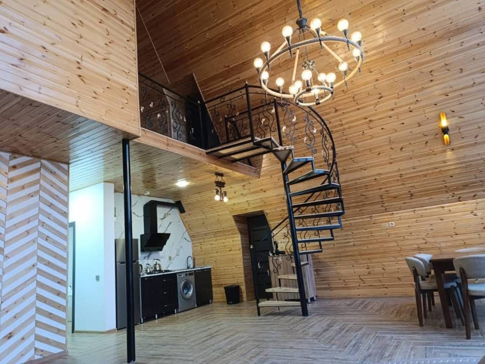 Qafqaz A-Frame Sheki – 3-bedroom, 2-bathroom cozy A-Frame rental with nature view - photo 3