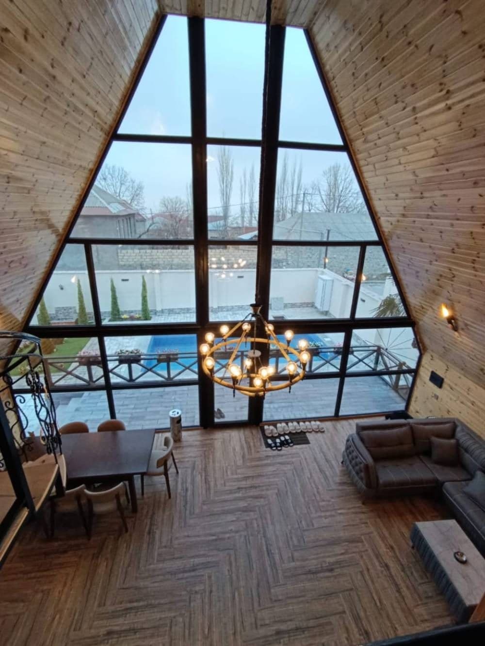 Qafqaz A-Frame Sheki – 3-bedroom, 2-bathroom cozy A-Frame rental with nature view - photo 9