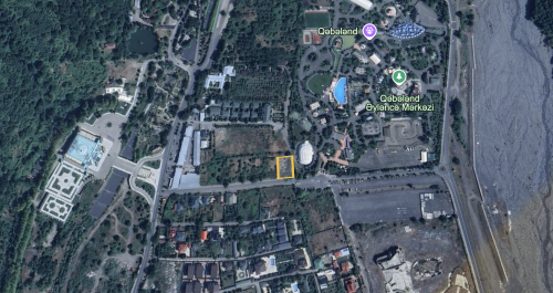 10 Sot Land for Sale in Gabala – Next to Luna Park and Riverside Hotel (Azerbaijan)