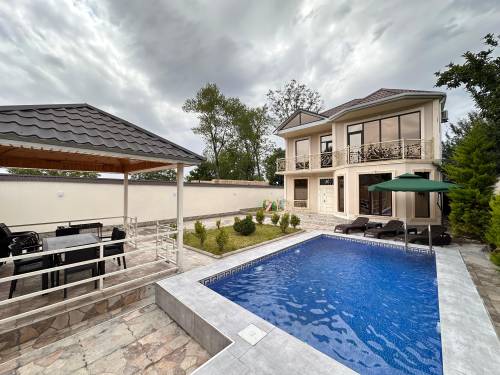 Property for Sale in Gabala – 4-Bedroom Villa with Heated Pool, Prime Location, New Build